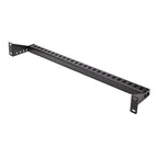 StarTech.com 1U Rack Mountable Cable Lacing Bar w/Adjustable Depth, Cable Support Guide For Organized 19" Racks/Cabinets, Horizontal Cable Guide For Patch Panels/Switches/PDUs