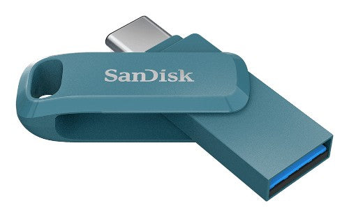 SanDisk Ultra Dual Drive Go USB flash drive 2 TB USB Type-A / USB Type-C 3.2 Gen 1 (3.1 Gen 1) Blue