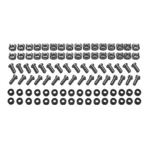 APC Easy Rack, M6 Hardware Kit, 32 sets of M6 cage nuts, nylon washers, slot phillips screws