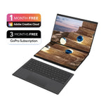 ASUS Zenbook Duo UX8407AA-SNADPWW Copilot+ PC Intel Core Ultra X9 388H Laptop 35.6 cm (14") Touchscreen 3K 32 GB LPDDR5x-SDRAM 1 TB SSD Wi-Fi 7 (802.11be) Windows 11 Home Grey