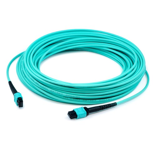 AddOn Networks ADD-MPOMPO-0.5M5OM4 InfiniBand/fibre optic cable 0.5 m MPO CMR Aqua colour
