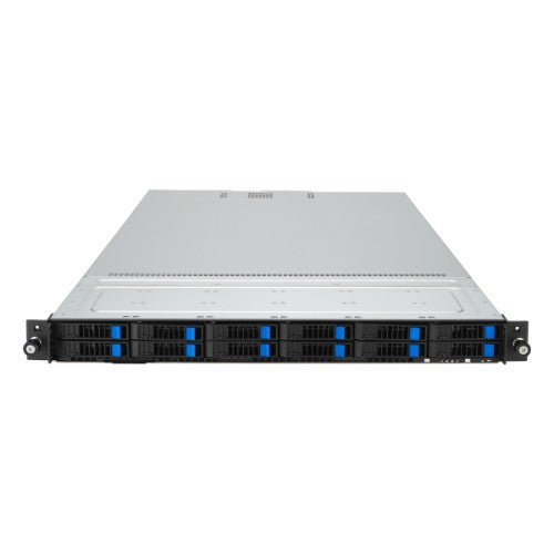 ASUS RS700A-E12-RS12U Socket SP5 Rack (1U) Black, Steel