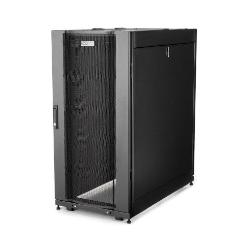 StarTech.com 25U Enterprise-Grade Server Rack Cabinet Kit, 19in Enclosed 4-Post Rack with Built-in Cable Management, 35in (89cm) Mounting Depth, 3307lb (1500kg) Capacity