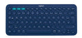 Logitech K380 keyboard Bluetooth QWERTZ Swiss Blue