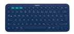 Logitech K380 keyboard Bluetooth QWERTZ Swiss Blue