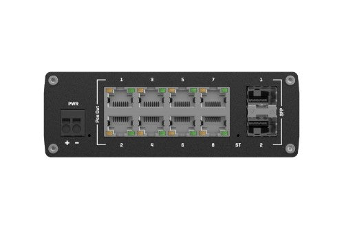 Teltonika TSW202 Managed L2 Gigabit Ethernet (10/100/1000) Power over Ethernet (PoE) Aluminium, Blue