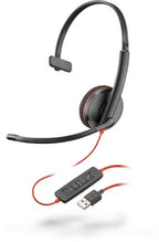 HP Poly Blackwire 3210 Monaural USB-C Headset +USB-C/A Adapter (Bulk)