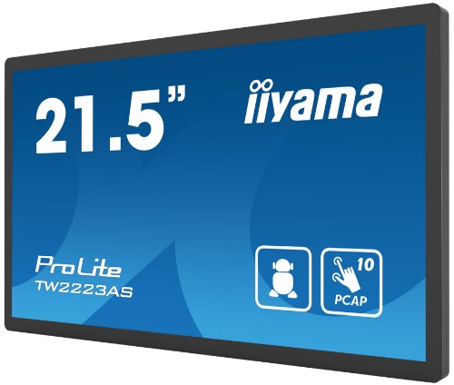 iiyama 21.5” Full HD PCAP 10pt interactive Touch Panel PC with Android OS and edge-to-edge glass design