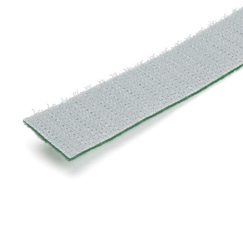 StarTech.com 50ft Hook and Loop Roll - Cut-to-Size Reusable Cable Ties - Bulk Industrial Wire Fastener Tape /Adjustable Fabric Wraps Green / Resuable Self Gripping Cable Management Straps