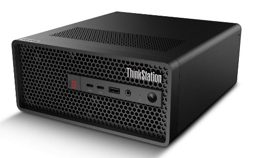 Lenovo ThinkStation P3 Ultra SFF Intel® Core™ i7 i7-14700 32 GB DDR5-SDRAM 512 GB SSD NVIDIA RTX A400 Windows 11 Pro Mini Tower Workstation Black