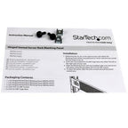 StarTech.com 2U Hinged & Vented Blank Rack Panel