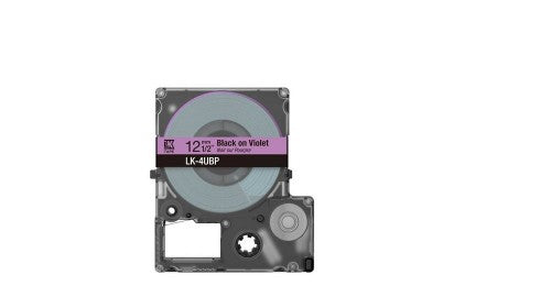 Epson C53S672101/LK-4UBP DirectLabel-etikettes black on violet 12mm x 8m for Epson LabelWorks LW-C 410/610