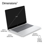 HP EliteBook 8 G2i 14 inch Notebook Next Gen AI PC Copilot+ PC Intel Core Ultra 5 325 Laptop 35.6 cm (14") WUXGA 32 GB LPDDR5x-SDRAM 512 GB SSD Wi-Fi 6E (802.11ax) Windows 11 Pro Silver