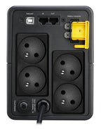 APC Back-UPS, 950VA, Tower, 230V, 4x CEE 7/5 French Schuko outlets, AVR