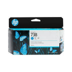 HP 498N5A/738 Ink cartridge cyan 130ml for HP DesignJet T 850/950