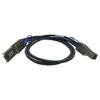 QNAP CAB-SAS30M-8644-8088 Serial Attached SCSI (SAS) cable 1 m Black, Metallic