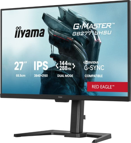 iiyama G-MASTER Unleash your full gaming potential with the versatile 4K GB2771UHSU Red Eagle