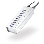 ALOGIC 10 Port USB Hub with USB Charging -Includes Power Adapter - Prime Series