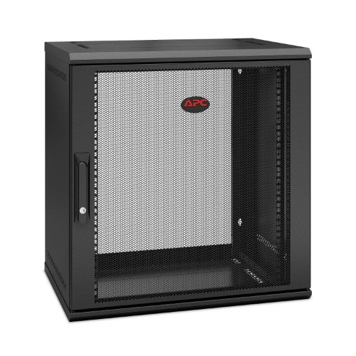 APC NetShelter WX AR112SH4 - 12U, 19 inch patch cabinet, Wall mount, Pre-assembled, 400MM deep