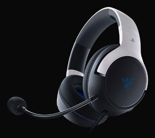 Razer Epic Bundle - Kaira X PlayStation Licensed + Quick Charging Stand for PS5 Headset Wired Head-band Gaming White, Black