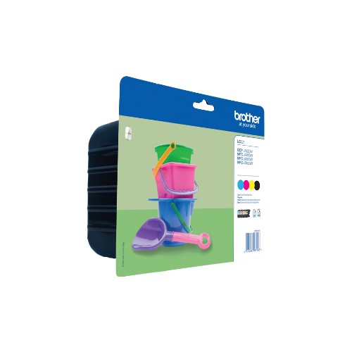 Brother LC-221VALBPDR Ink cartridge multi pack Bk,C,M,Y Blister, 4x260 pages Pack=4 for Brother DCP-J 562