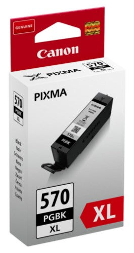 Canon 0318C001/PGI-570PGBKXL Ink cartridge black high-capacity pigmented, 500 pages ISO/IEC 24711 22.2ml for Canon Pixma MG 5750/7750