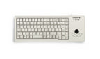 CHERRY XS Trackball keyboard USB Belgian Grey