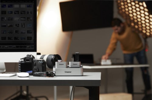 Kingston Technology USB3.2 Gen1 Workflow Dual-Slot microSDHC/SDXC UHS-II Card Reader