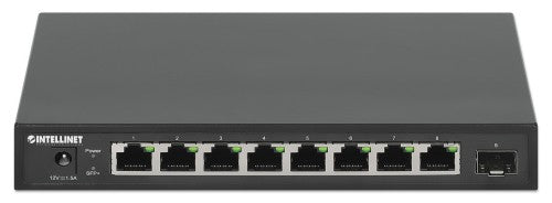 Intellinet 9 Port Switch 8 x 2.5G Ethernet-Ports and 1 SFP+ Uplink (with UK power cord)