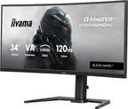 iiyama GCB3482WQSU-B1 computer monitor 86.4 cm (34") 3440 x 1440 pixels UltraWide Quad HD LED Black