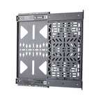 StarTech.com Slide-Out AV Component Storage Panel, Cable Box and Accessories Mounting, 22lb (10kg) Max, Behind-TV Media Wall Mount, Sliding Design for Easy Access