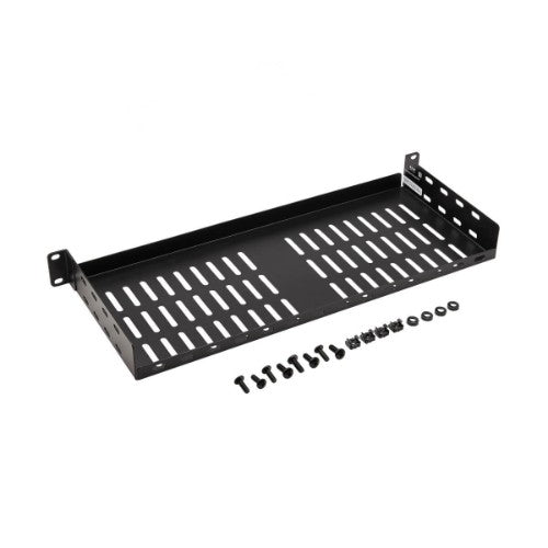 Tripp Lite SRSHELF2P1USHRT SmartRack Cantilever Fixed Steel Rack Shelf - 1U, Vented, 7 in. (17.8 cm) Deep, Holds up to 40 lb. (18 kg)