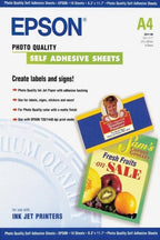 Epson Self-Adhesive Photo Paper - A4 - 10 Sheets