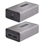 StarTech.com 2-Port USB 3.0 Extender over OM3 Multimode Fiber - LC/LC - 2x 5Gbps USB-A Hub - 350m (1150ft) Range - Durable USB Fiber Optic Extender - Optical USB Extender - TAA