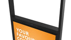 Allsee Technologies UDS55HD8 Signage Display Double sided totem 139.7 cm (55") Wi-Fi 3500 cd/m² Full HD Black Built-in processor Android 7.1 24/7