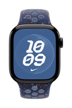 Apple MGAX4ZM/A smart wearable accessory Band Blue Fluoroelastomer