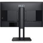MSI Pro MP245PG 24 Inch Monitor, FHD (1920 x 1080), 100Hz, IPS, 1ms, 1x HDMI 1.4b, 1x DP 1.2a output, 1x D-Sub(VGA), Built-in Speakers, Anti-Glare, Anti-Flicker, Less Blue light, TÜV Certified, VESA, Kensington, 4-way adjustable stand, Black