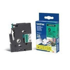 Brother TZE-721 DirectLabel black on green Laminat 9mm x 8m for Brother P-Touch TZ 3.5-18mm/6-12mm/6-18mm/6-24mm/6-36mm