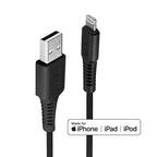 Lindy 0.5m USB to Lightning Cable, Black
