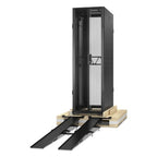 APC NetShelter SX, Server Rack Enclosure Gen 2, Shock Packaging, 2500 lbs, Black, 42U x 600W x 1200D