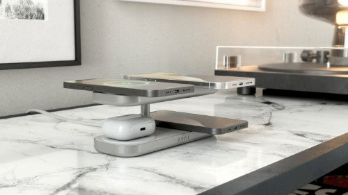 OtterBox Zens Quattro Wireless Charger Pro 4, White