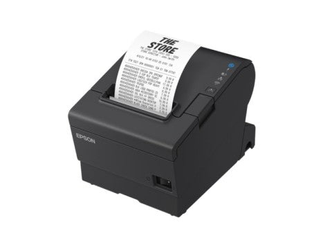Epson TM-T88VII (152): USB, Ethernet, Fixed Interface, PS, Black