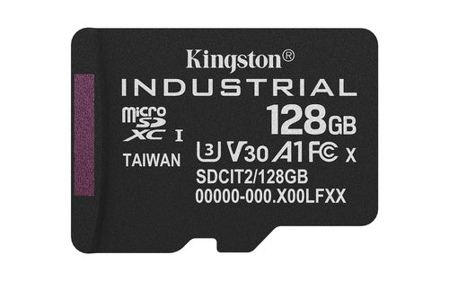 Kingston Technology 128GB microSDXC Industrial C10 A1 pSLC Card Single Pack w/o Adapter