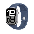 Apple MXLW3ZM/A smart wearable accessory Band Blue Fluoroelastomer