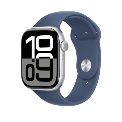 Apple MXLV3ZM/A smart wearable accessory Band Blue Fluoroelastomer