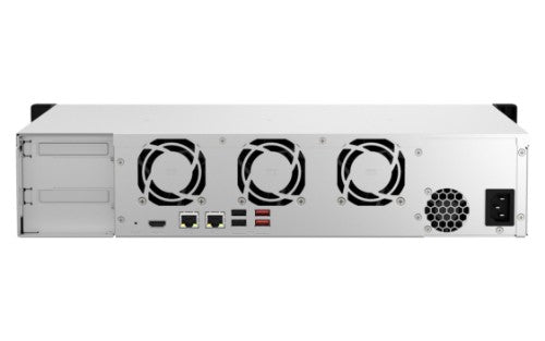 QNAP TS-864EU NAS Rack (2U) Intel® Celeron® 8 GB DDR4 0 TB QNAP Turbo System Black