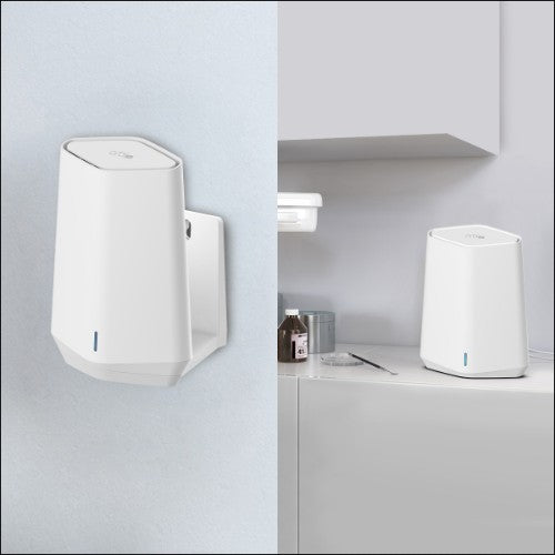 NETGEAR Orbi Pro WiFi 6 Mini AX1800 Router (SXR30) Dual-band (2.4 GHz / 5 GHz) Wi-Fi 6 (802.11ax) White 3 Internal