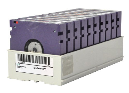 HPE LTO-6 Ultrium 6.25TB MP RW Non Custom Labeled TeraPack 10 Data Cartridges