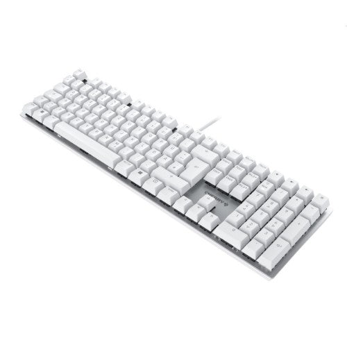 CHERRY KC 200 MX keyboard Universal USB QWERTY English Silver, White
