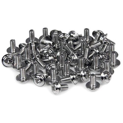 StarTech.com PC Mounting Computer Screws M3 x 1/4in Long Standoff - 50 Pack - TAA